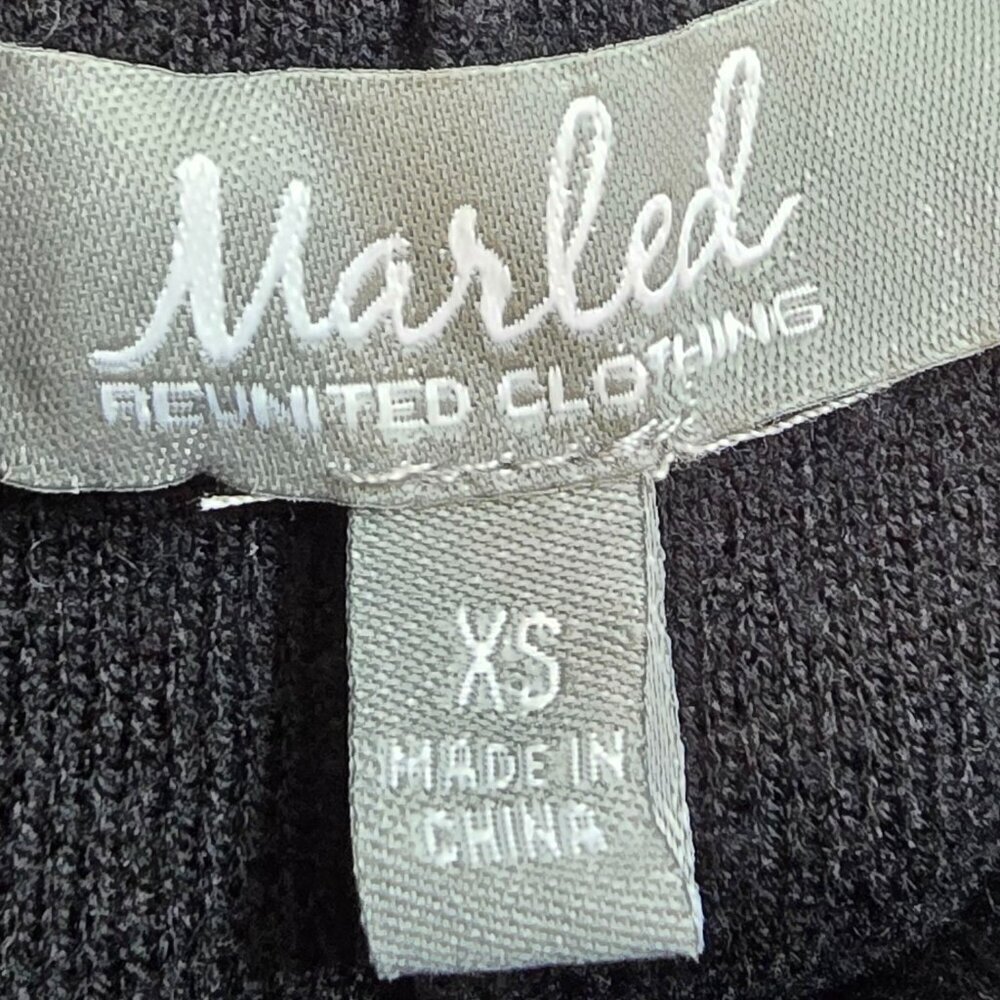Marled Sweater Jacket - Black with Silver Buttons - Picture 7 of 8